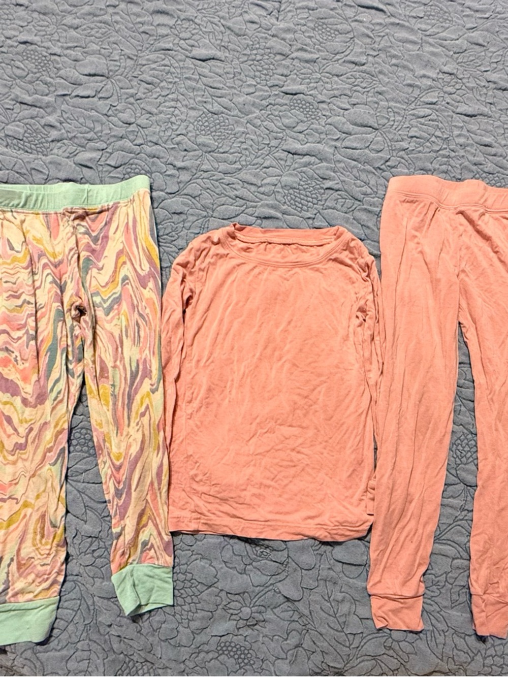 Girls' little sleepies Pink Two-Piece Pajama Set with extra pair of Pants